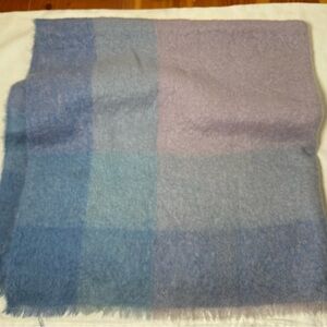 Vintage Donegal Mohair Wool Blanket